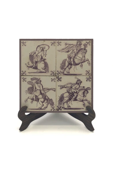 Hollanda Deseni Baskılı MDF Masaüstlük 10X10 - Resim 2