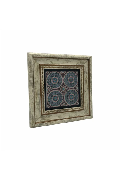 Mandala Baskılı Taş Tablo 20x20 - Resim 4