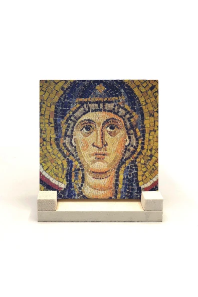 Meryem Görseli Baskılı Taş Masaüstlük 10X10 ürün görseli 1