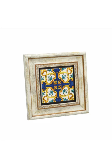 İtalyan Deseni Baskılı Taş Tablo 20x20 ürün görseli 1