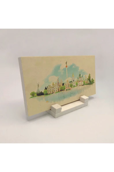 Ukrayna Baskılı Taş Masaüstlük 10X20 - Resim 2