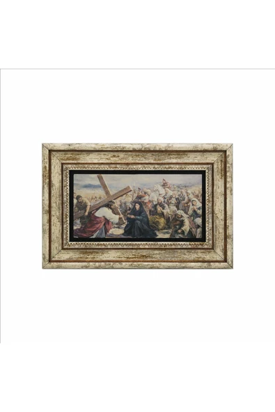 İsa Baskılı Taş Tablo 20x30 - Resim 2