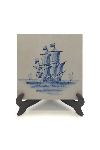 Hollanda Deseni Baskılı MDF Masaüstlük 10X10 - Resim 2