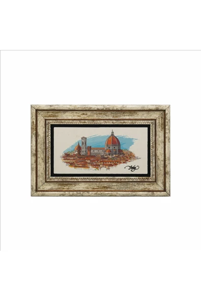 İtalya Baskılı Taş Tablo 20x30 - Resim 2