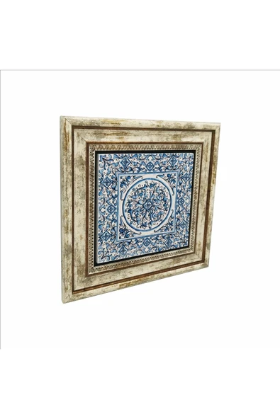 İtalyan Deseni Baskılı Taş Tablo 25X25 ürün görseli 1