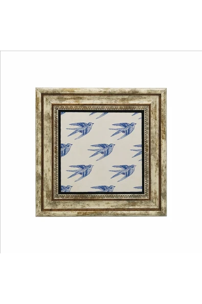 Hollanda Deseni Baskılı Taş Tablo 25X25 - Resim 2