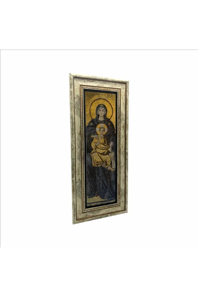 Hz.Meryem ve Oğlu (Ayasofya) Baskılı Taş Tablo 20x46 ürün görseli 1