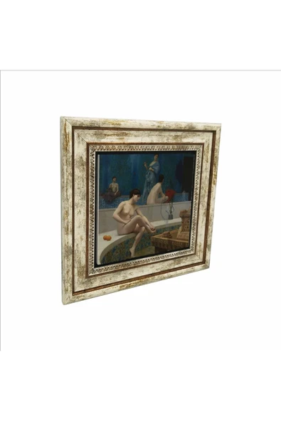 Hamam Baskılı Taş Tablo 25X25 ürün görseli 1