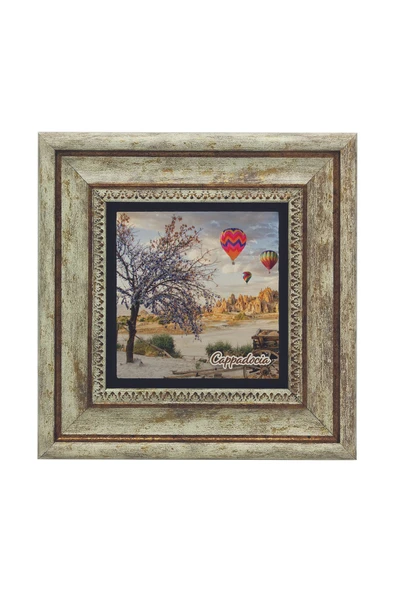 Kapadokya Baskılı Taş Tablo 20x20 - Resim 2