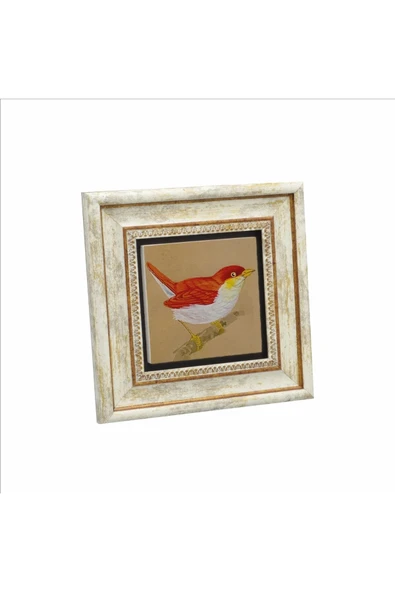 Kuş Baskılı Taş Tablo 20x20 ürün görseli 1