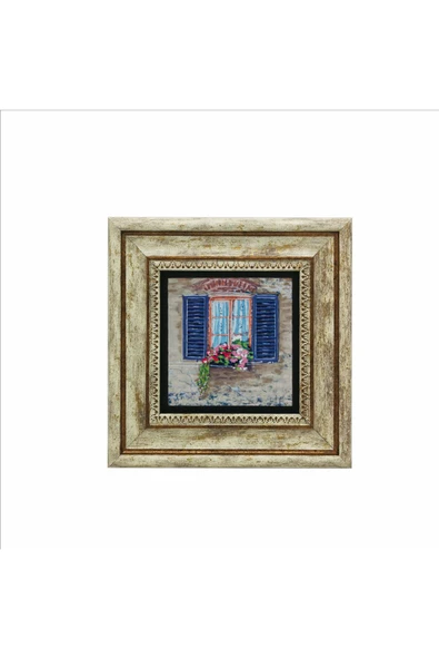 İtalya Görseli Baskılı Taş Tablo 20x20 - Resim 3