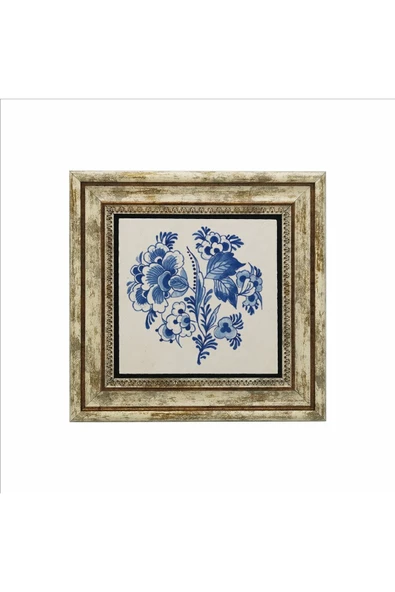 Hollanda Deseni Baskılı Taş Tablo 25X25 - Resim 2