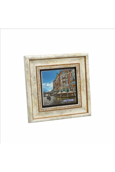 Amsterdam Görseli Baskılı Taş Tablo 20x20 ürün görseli 1