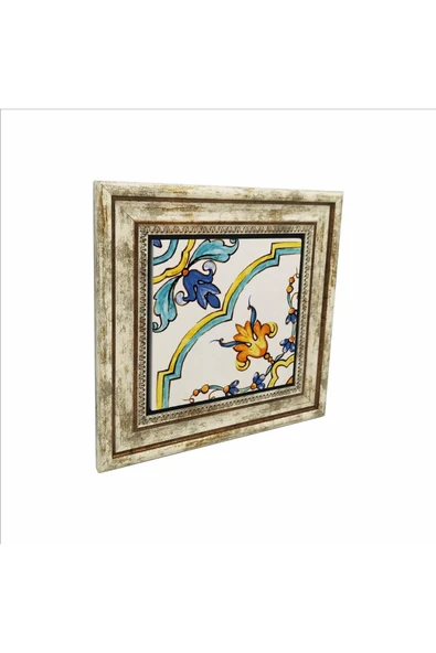 İtalyan Deseni Baskılı Taş Tablo 25X25 ürün görseli 1