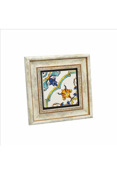 İtalyan Deseni Baskılı Taş Tablo 20x20 ürün görseli 1