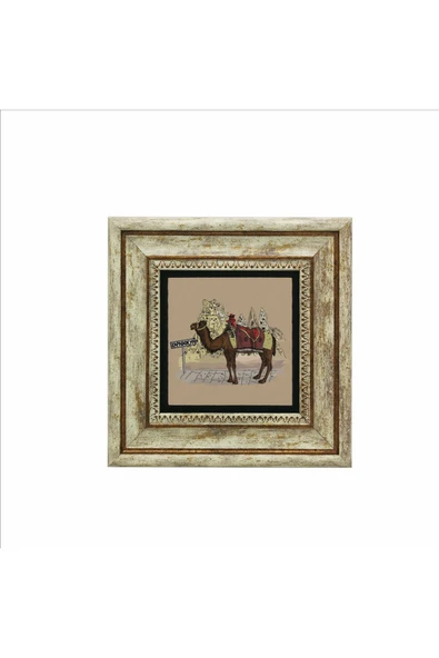 Kapadokya Baskılı Taş Tablo 20x20 - Resim 2