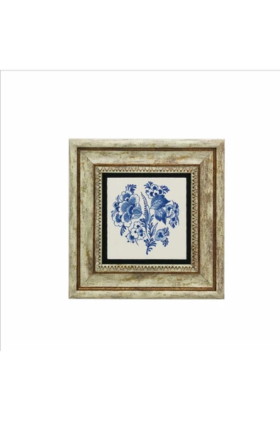 Hollanda Deseni Baskılı Taş Tablo 20x20 - Resim 2