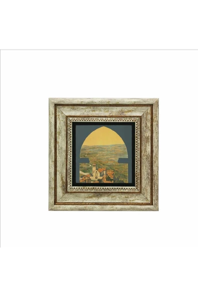 İtalya Görseli Baskılı Taş Tablo 20x20 - Resim 2