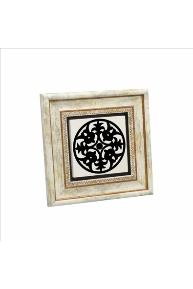 Barok Desen Baskılı Taş Tablo 20x20 ürün görseli 1