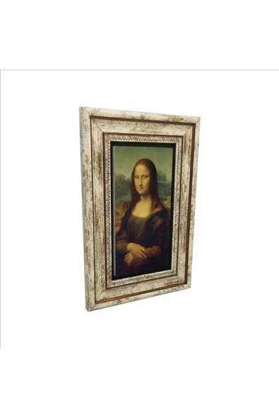 Mona Lisa (Leonardo Da Vinci, 1490’lar) Baskılı Taş Tablo 20x30 ürün görseli 1