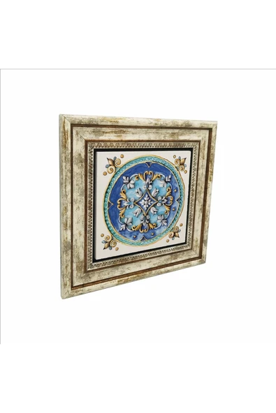 İtalyan Deseni Baskılı Taş Tablo 25X25 ürün görseli 1