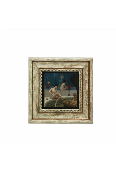 Hamam Baskılı Taş Tablo 20x20 - Resim 2