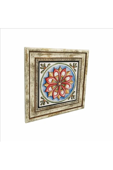 İtalyan Deseni Baskılı Taş Tablo 25X25 ürün görseli 1
