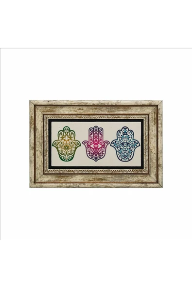 Desen Baskılı Taş Tablo 20x30 - Resim 2