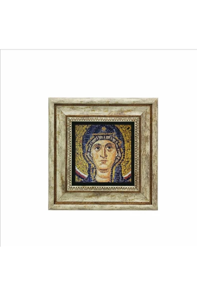 Meryem Görseli Baskılı Taş Tablo 20x20 - Resim 2