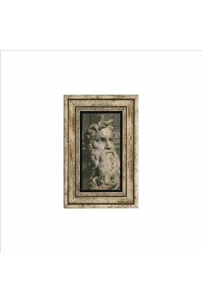 Michelangelo Heykeli Baskılı Taş Tablo 20x30 - Resim 2