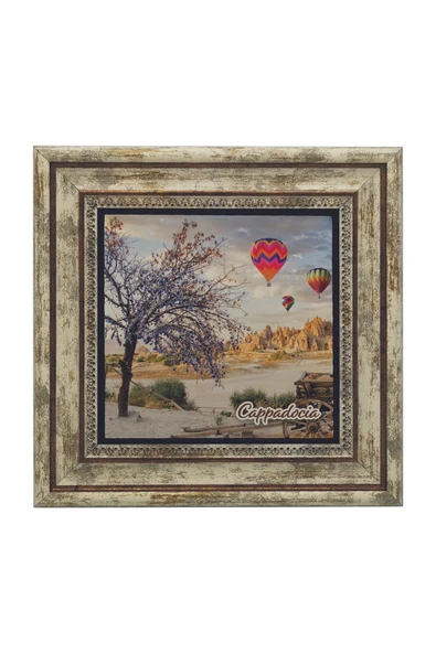 Kapadokya Baskılı Taş Tablo 25X25 - Resim 2