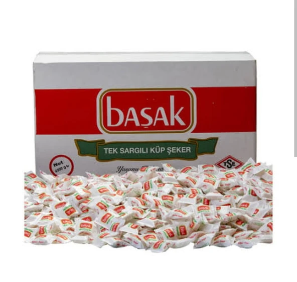 BAŞAK TEK SARGILI KÜP ŞEKER 4 KG ürün görseli 1