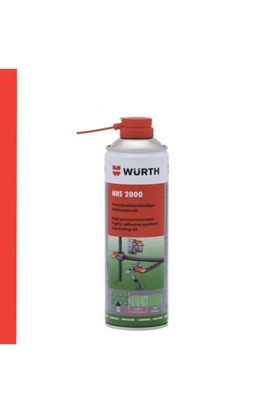 Würth Hhs 2000 Sıvı Gres Tutunma Özellikli Yağlayıcı 500 ml 1 Adet ürün görseli 1