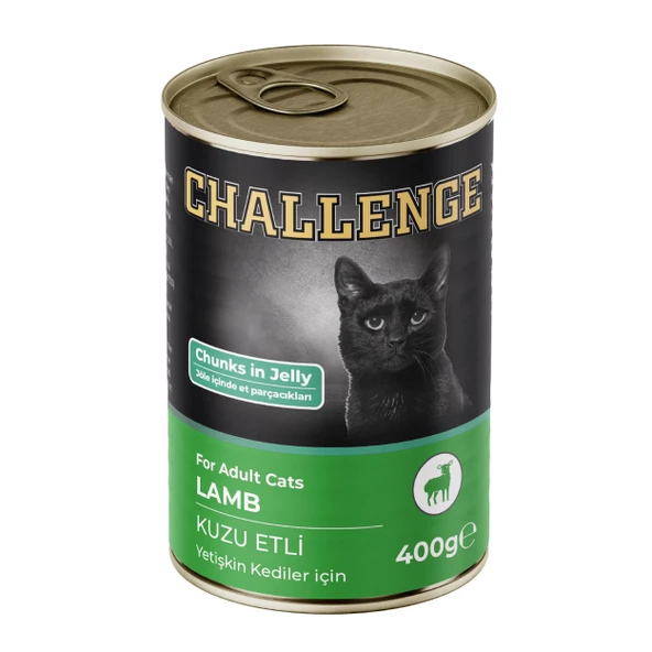 Challenge Kuzu Etli Yetişkin Kedi Konservesi 400 gr ürün görseli 1