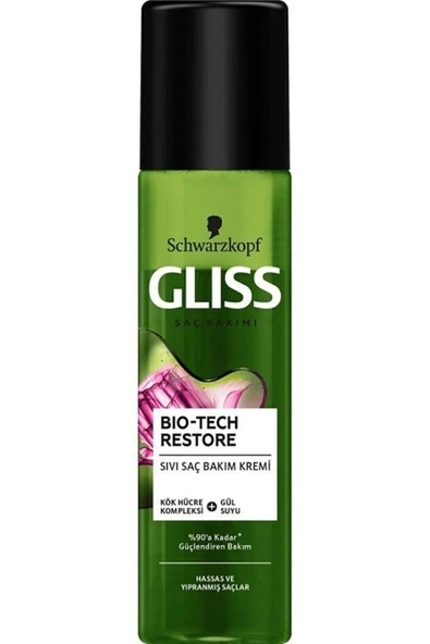 Gliss Sıvı Saç Bakım Kremi Bio-tech Restore 200ml ürün görseli 1