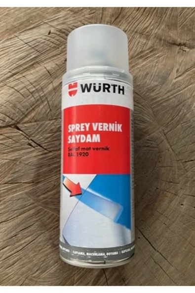 Würth SAYDAM MAT VERNİK SPREY OTO VERNİK FAR JANT KAPORTA VERNİK 400ML ürün görseli 1