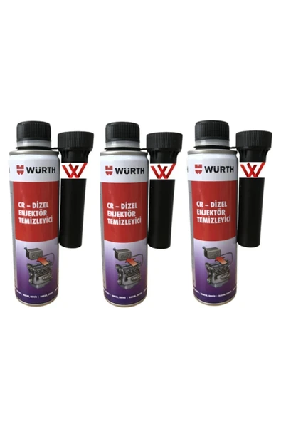 Würth Würth Yeni Nesil Enjektör Temizleyici Dizel Performans Iyileştirici 300ml 3 Adet ürün görseli 1