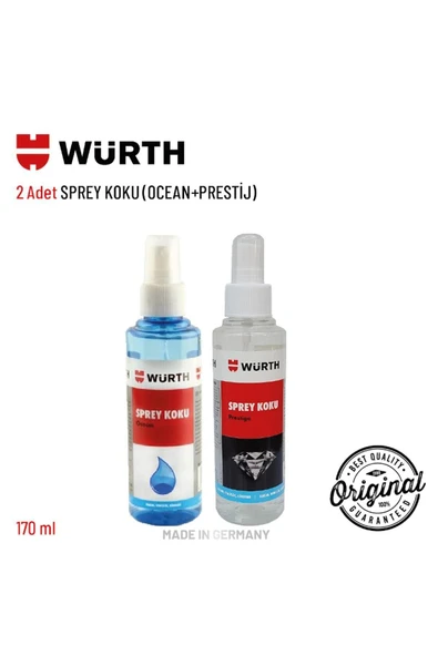 Würth 2'Lİ SPREY KOKU SETİ OCEAN +PRESTİJ ürün görseli 1