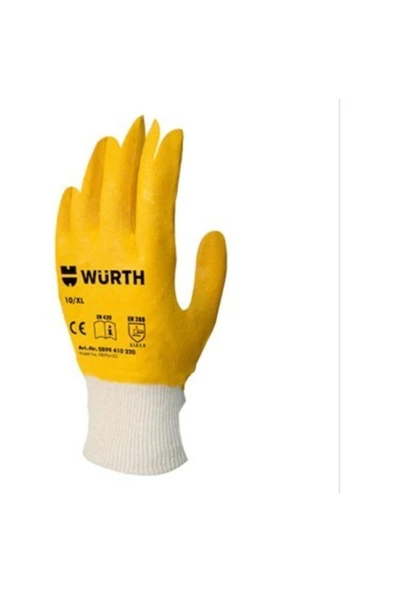 Würth Koruyucu Tam Kaplamalı Nitril Eldiven 12 Li Paket ürün görseli 1