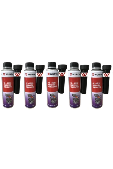 Würth Würth Yeni Nesil Enjektör Temizleyici Dizel Performans Iyileştirici 300ml 5 Adet ürün görseli 1