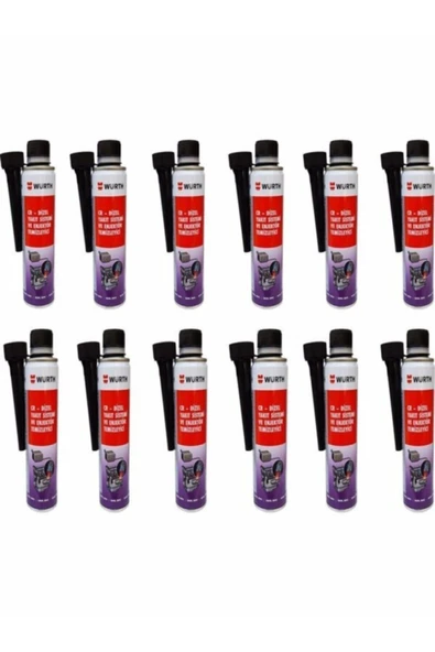 Würth Dizel  Uyumlu Enjektör Temizleyici 300 Ml. 12'li Set ürün görseli 1