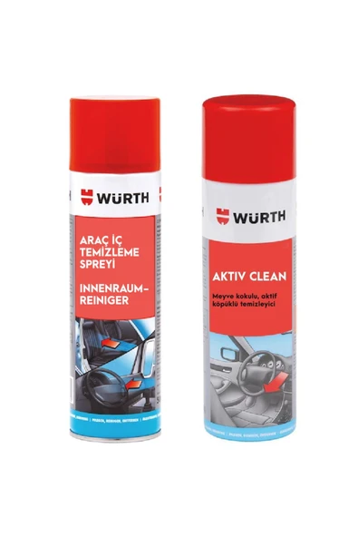 Würth Aktif Temizleme Köpüğü 500ml Araç Içi Bakım Spreyi 500 ml ürün görseli 1