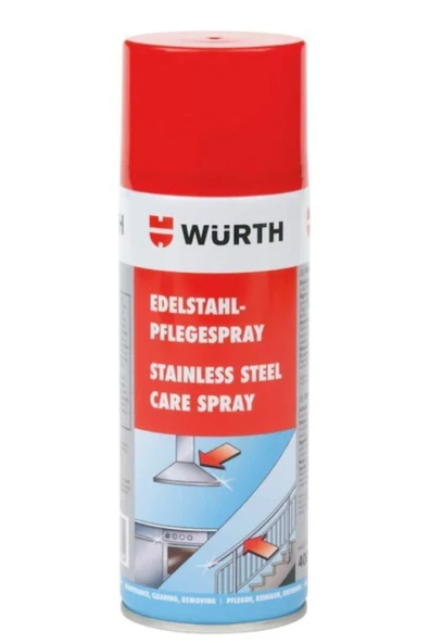 Würth Germany Alman Paslanmaz Bakım Spreyi Krom Ankastre Yüzey Temizleyici ürün görseli 1