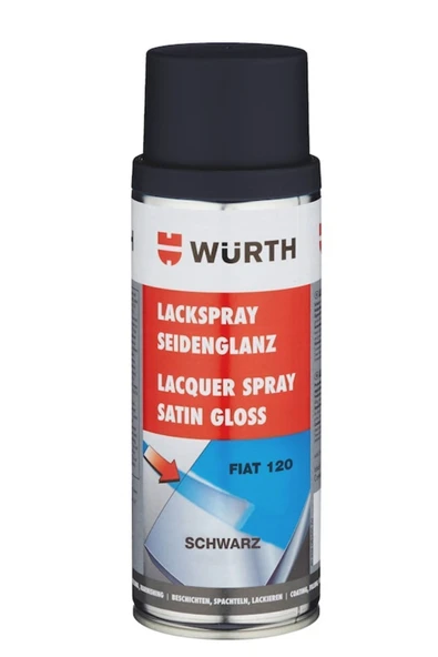 Würth 400 Ml Fiat 120 Tampon Boyası Ipeksi Parlak Siyah ürün görseli 1