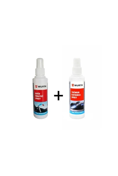 Würth Yağmur Su Kaydırıcı Itici + Buğu Önleyici Sprey Set 150 ml ürün görseli 1