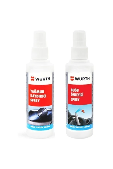 Würth Buğu Giderici 150 ml Ve Yağmur Kaydırıcı 150 Sprey Set ürün görseli 1