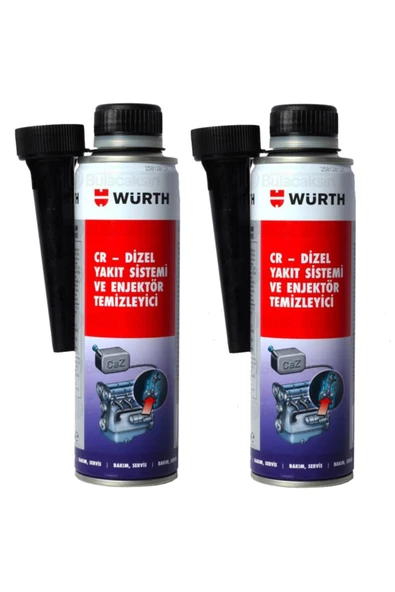 Würth 2x Dizel Enjektör Temizleyici Iyileştirici 300ml ürün görseli 1