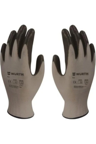 Würth Iş Güvenliği Eldiveni Mekanikçi Siyah 9 3 Adet ürün görseli 1