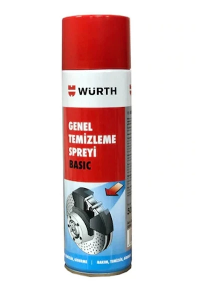 Würth Fren Balata Temizleyici Ve Genel Temizleme Sprey 500 Ml ürün görseli 1