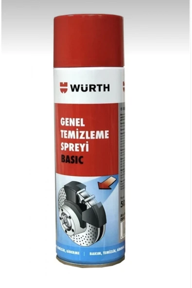 Würth Genel Temizleme Spreyi Balata Spreyi 500 ml ürün görseli 1